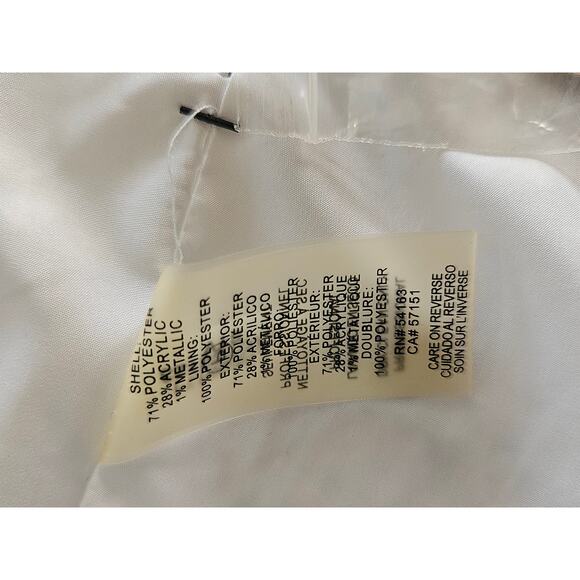 Karl Lagerfeld Pink Tweed Jacket  Vintage Gold Hardware Zip Up Sz 4 - Picture 10 of 12